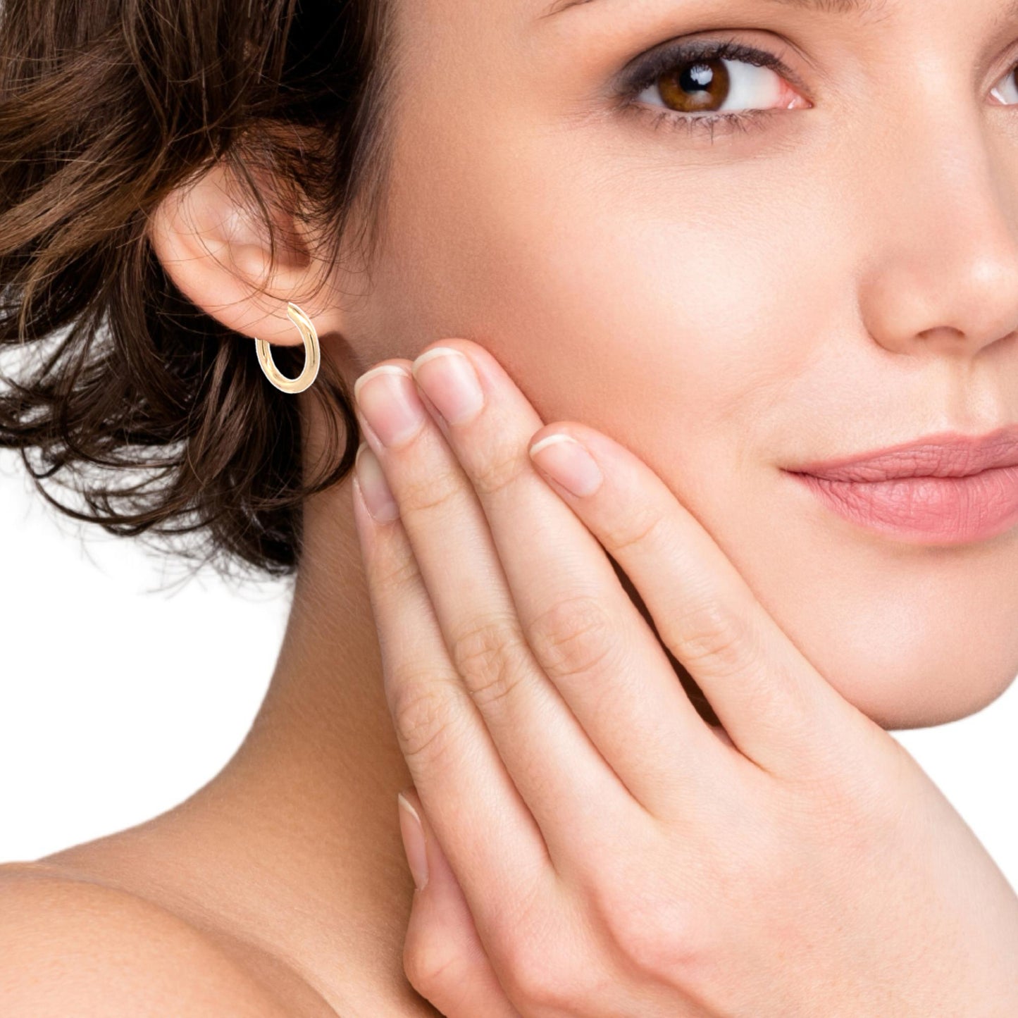 14K Gold Hoops Earrings | Luby Gold Collection | Luby