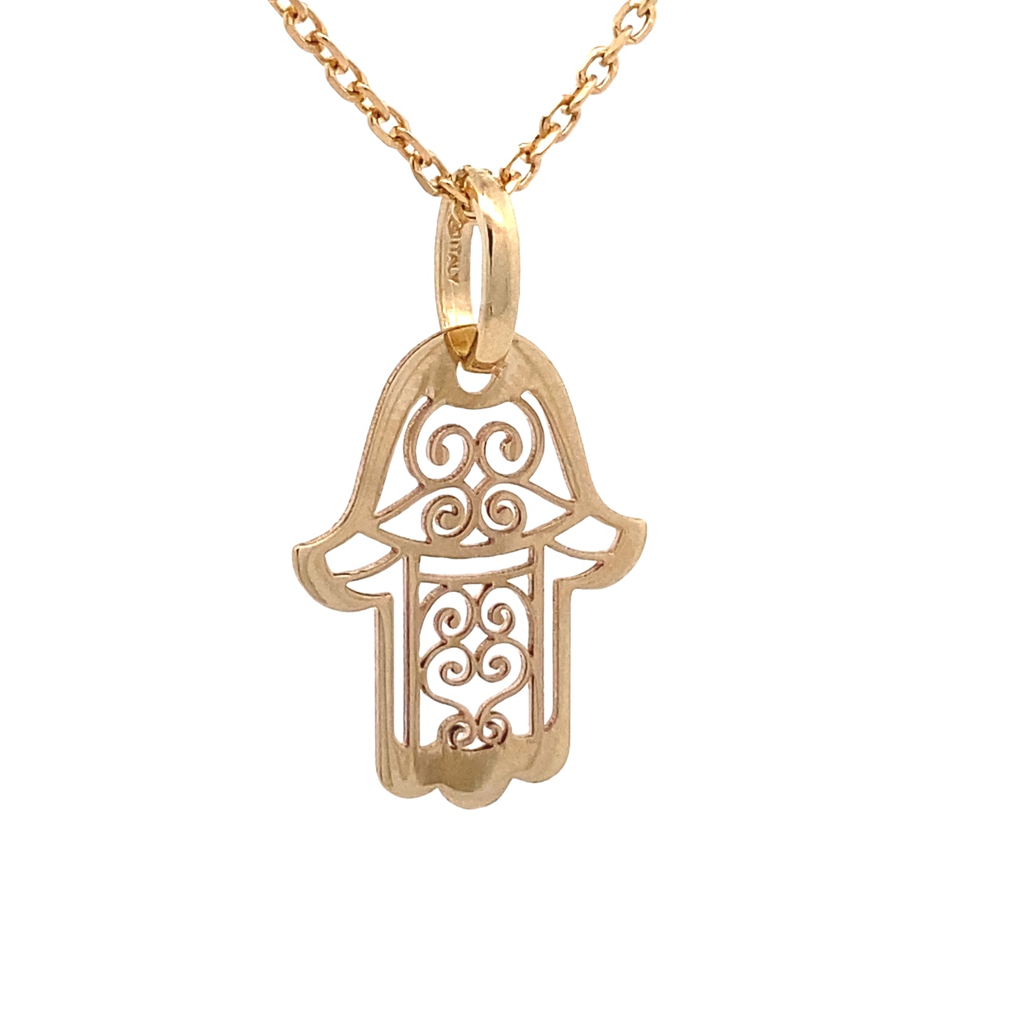 14k Gold Fatima Pendant | Luby Gold Collection | Luby
