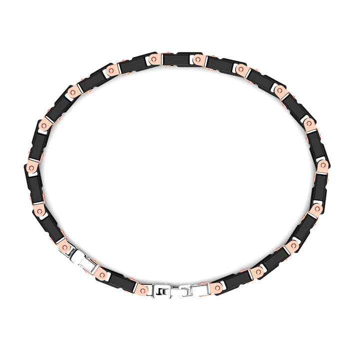 Zancan 18K Rose Gold Ceramic Black Bracelet | Zancan | Luby