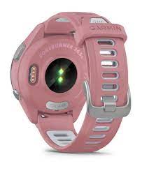 Forerunner® 265S Black Bezel with Light Pink Case and Light Pink/Whitestone Silicone Band | Garmin | Luby