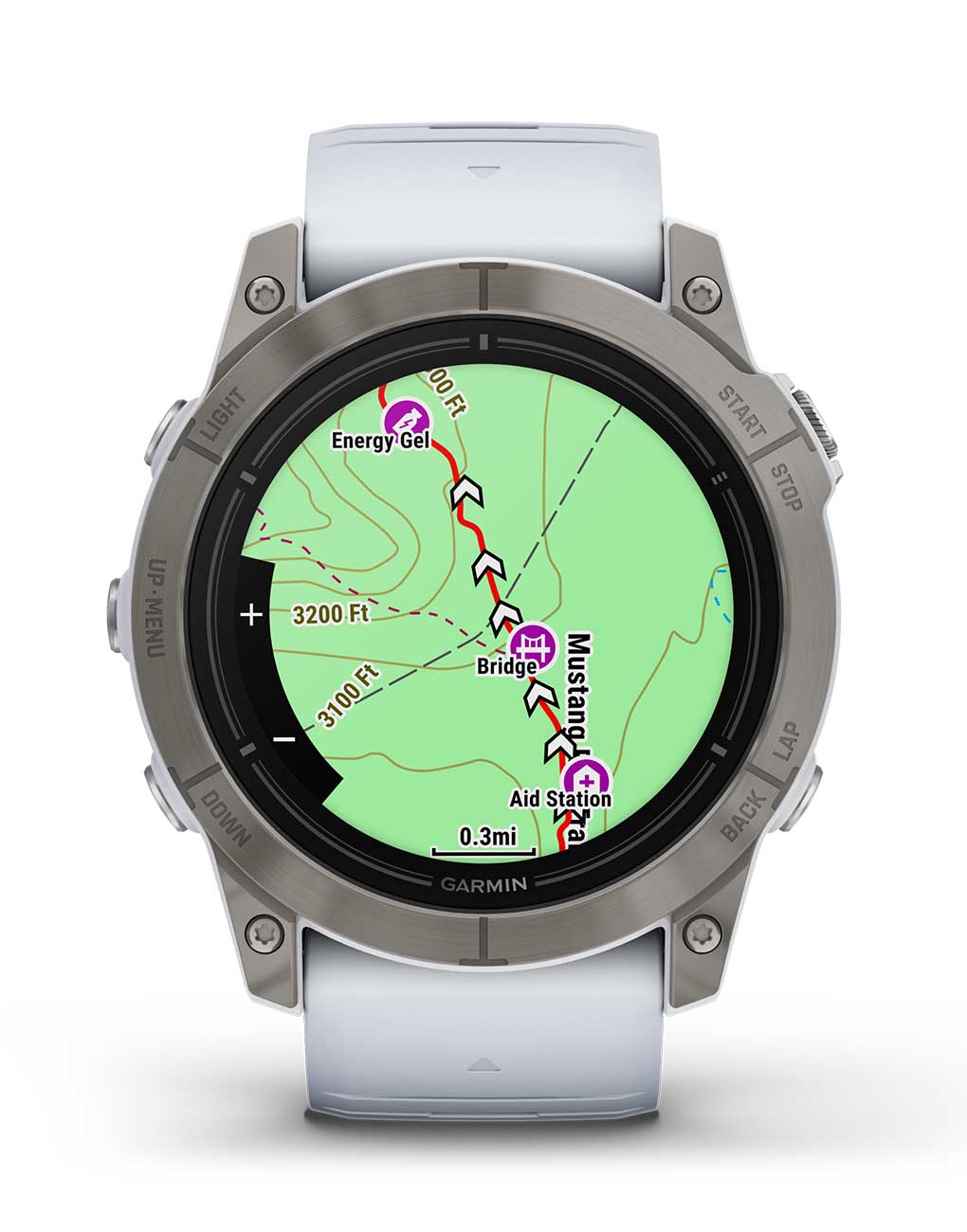 epix™ Pro (Gen 2) – Sapphire Edition | 51 mm Titanium with Whitestone Band | Garmin | Luby