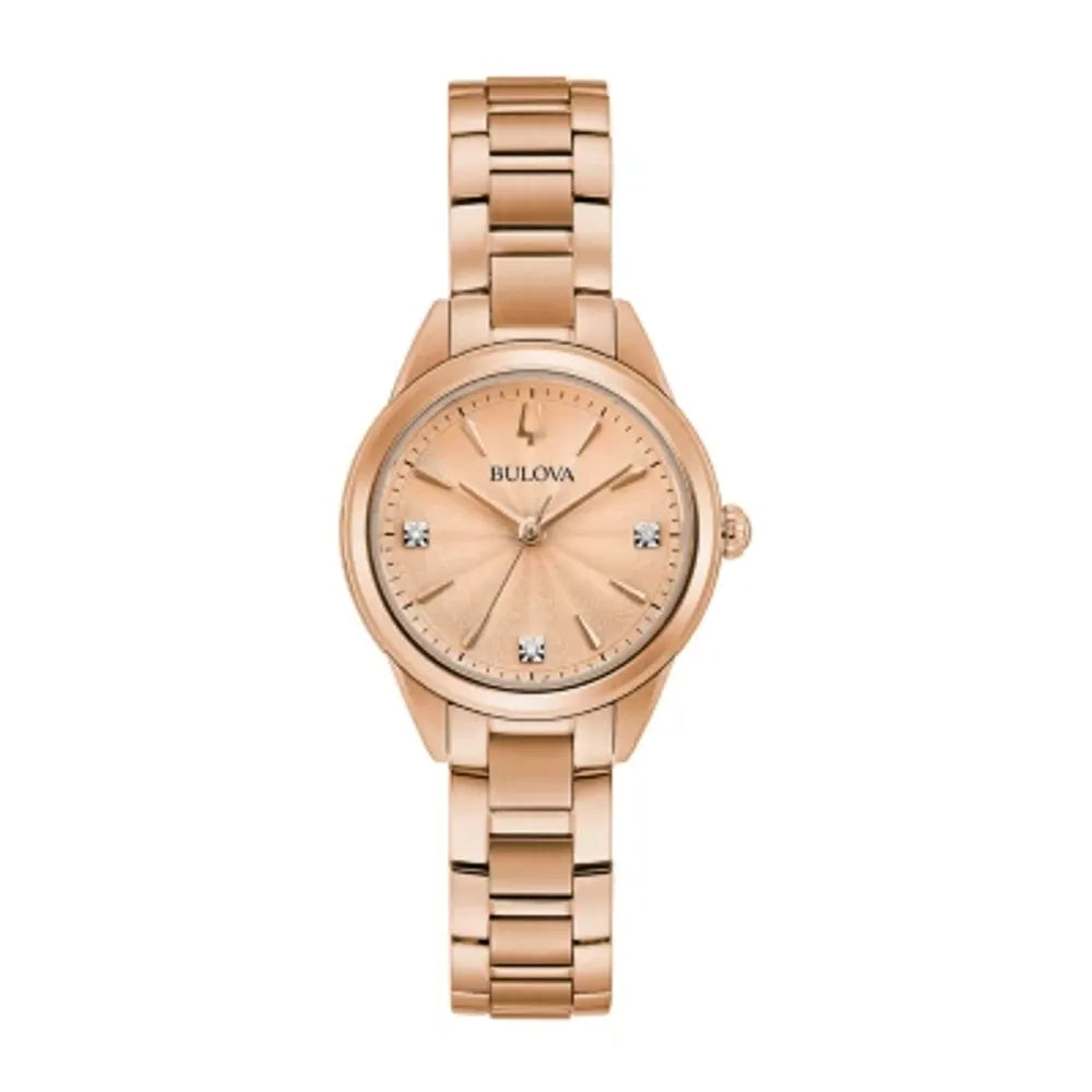 Sutton Classic Rose Gold Plated Bulova | Bulova | Luby