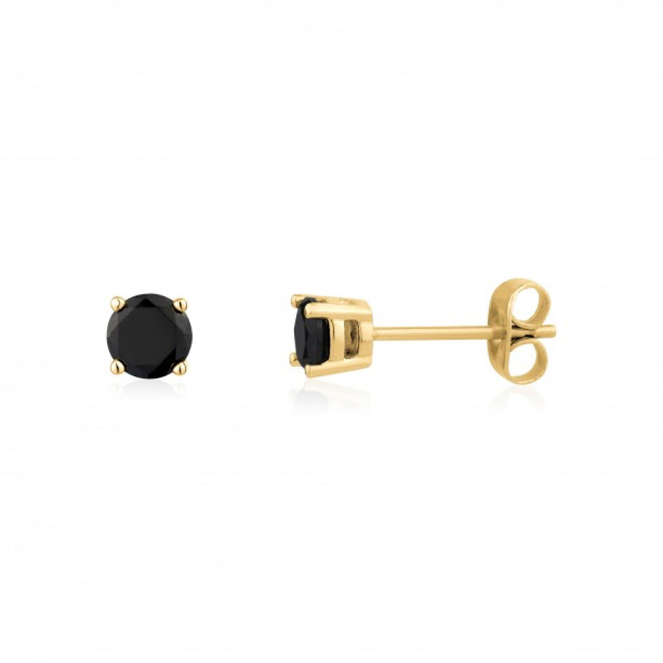 Black Stone Earring | ARZ Steel | Luby