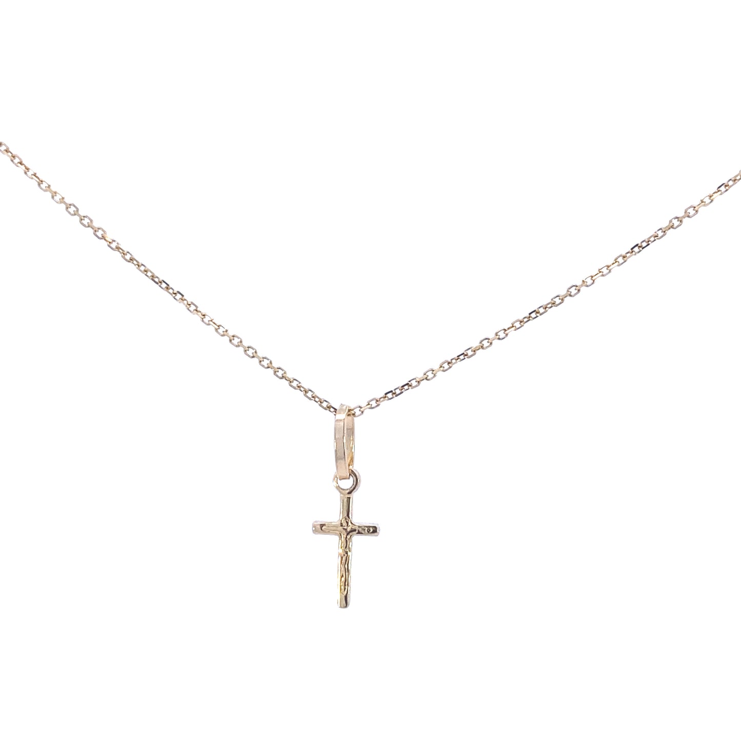 14K Gold Image Small Cross | Luby Gold Collection | Luby