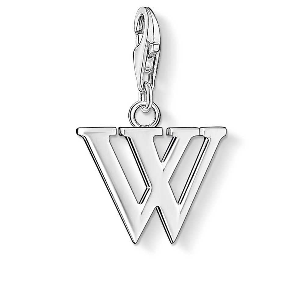 Letter W Charm (Silver) | Thomas Sabo | Luby