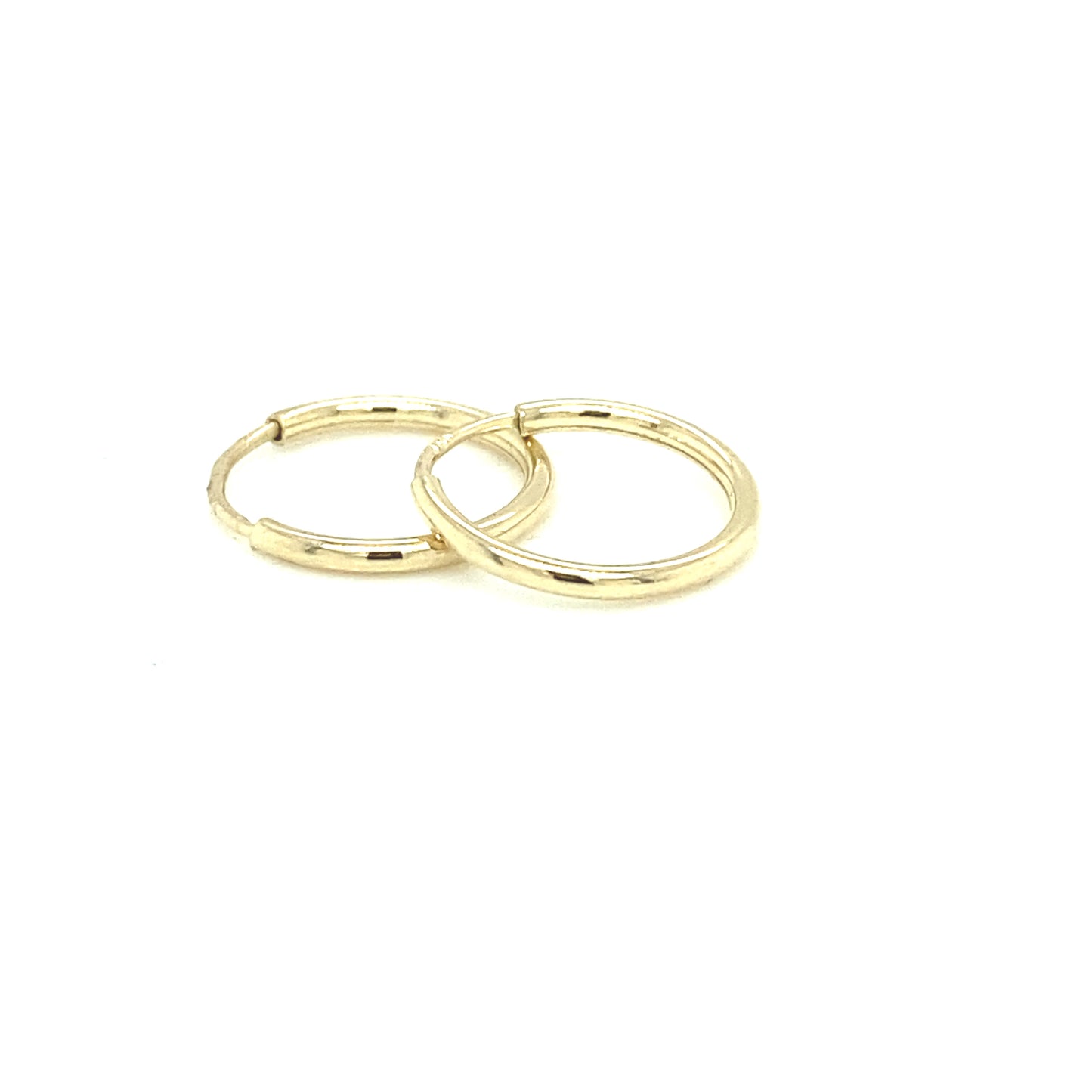 10K TINY SLIM HOOPS | Luby Gold Collection | Luby
