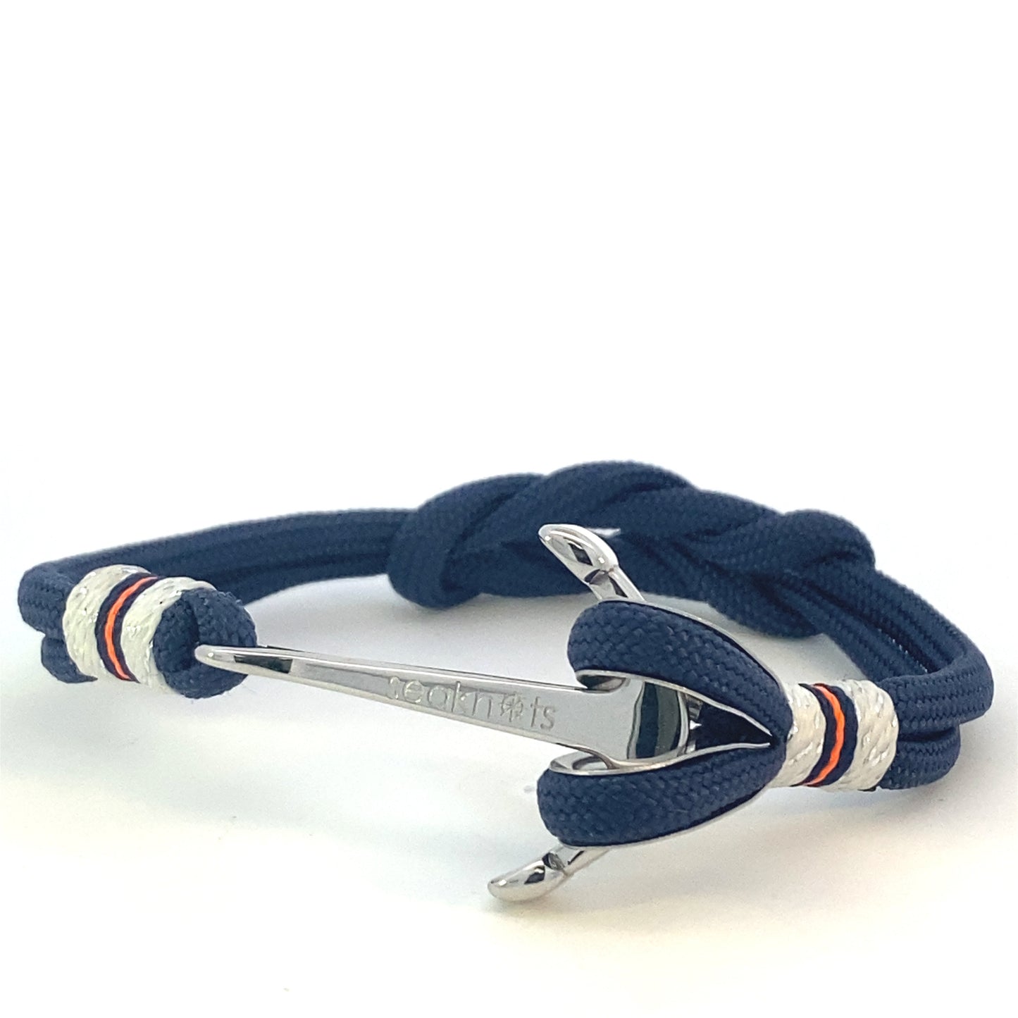 Double Cord with Gold Anchor Bracelet (Gold) | SEAKNOTS | Luby