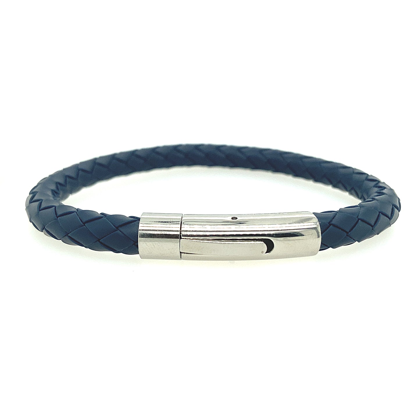 Braided Rubber and Steel Bracelet | BORSARI | Luby