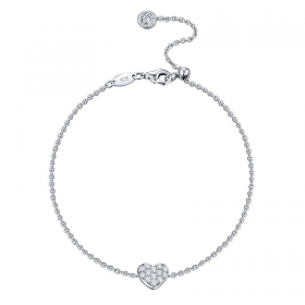Mini Heart Anklet | Lafonn | Luby