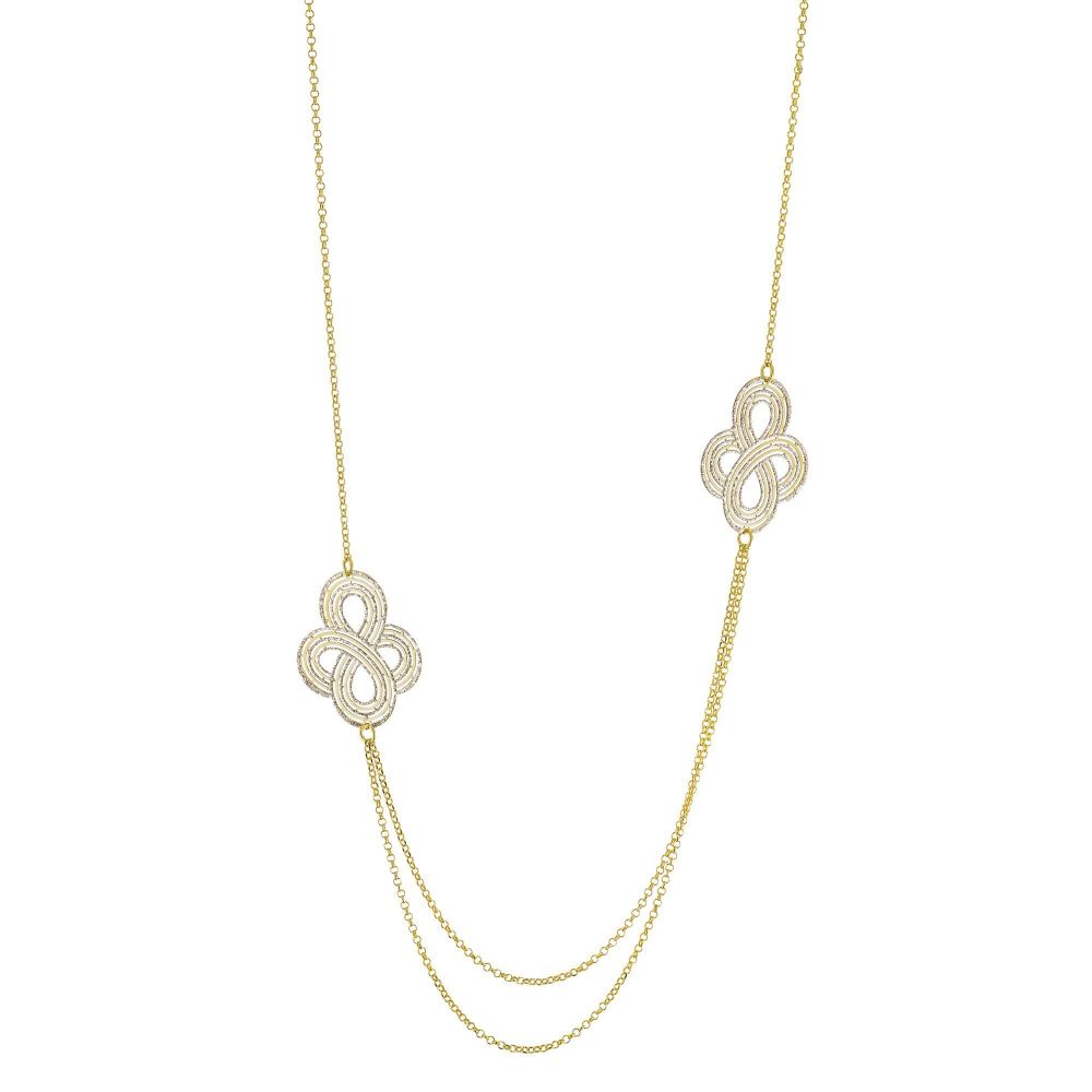 Vanite Glitter Golden Necklace | Stroili Oro | Luby