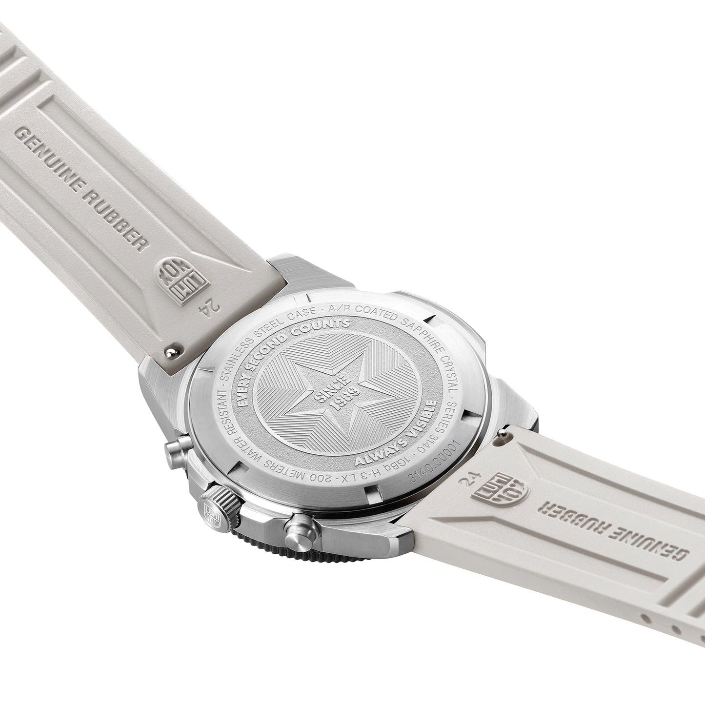 Luminox Pacific Diver Chronograph 44mm, White Rubber Strap Diver | Luminox | Luby