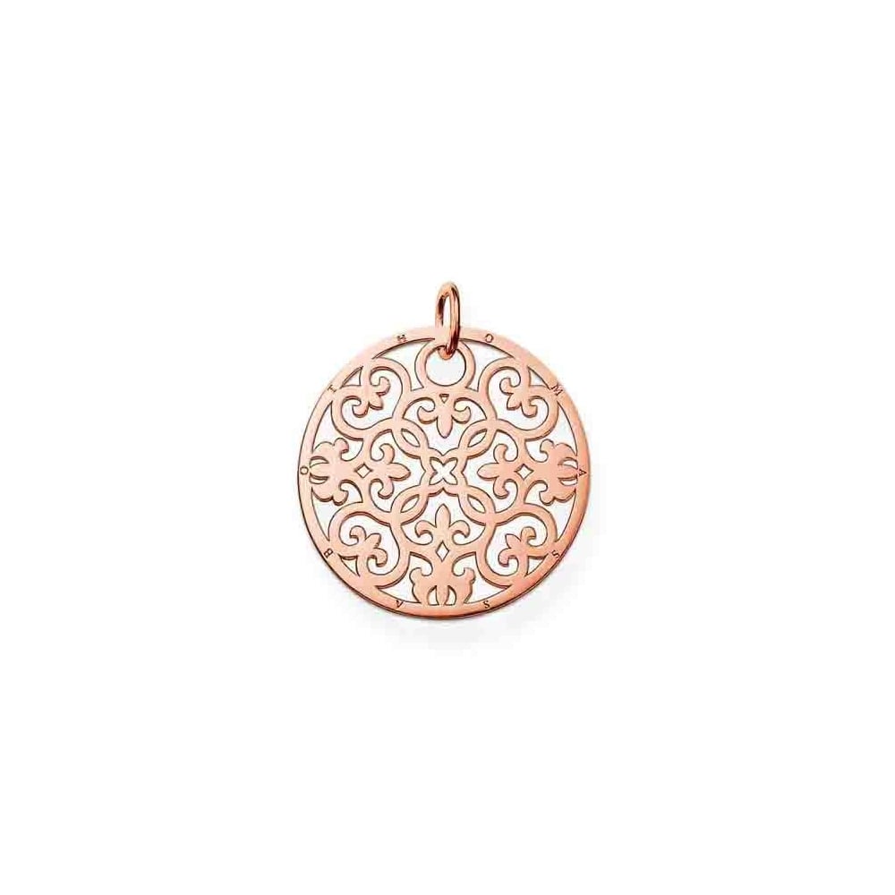 Arabesque Circle Charm (Rose-Gold) | Thomas Sabo | Luby