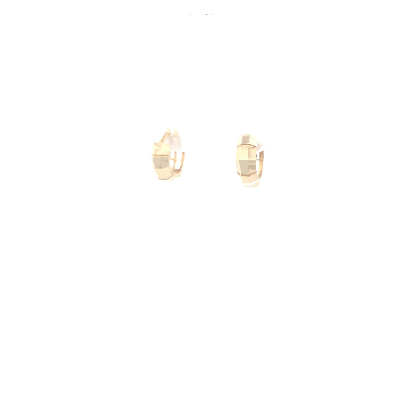 14K Gold Fancy Hoops Earrings | Luby Gold Collection | Luby