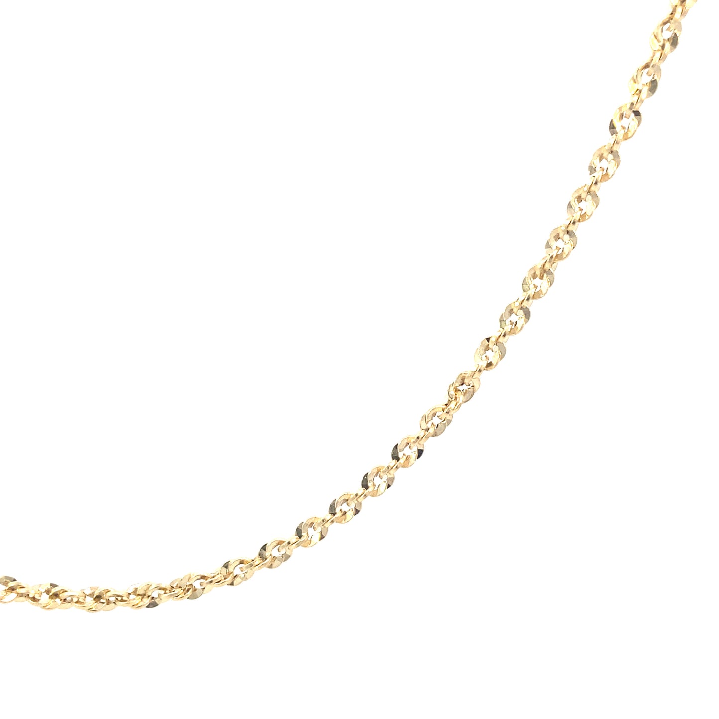 14K Gold Fancy Rope Chain | Luby Gold Collection | Luby