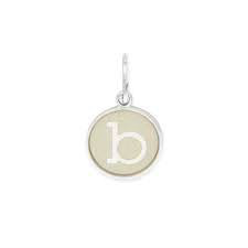 Letter B Etching Charm (Silver) | Alex and Ani | Luby 