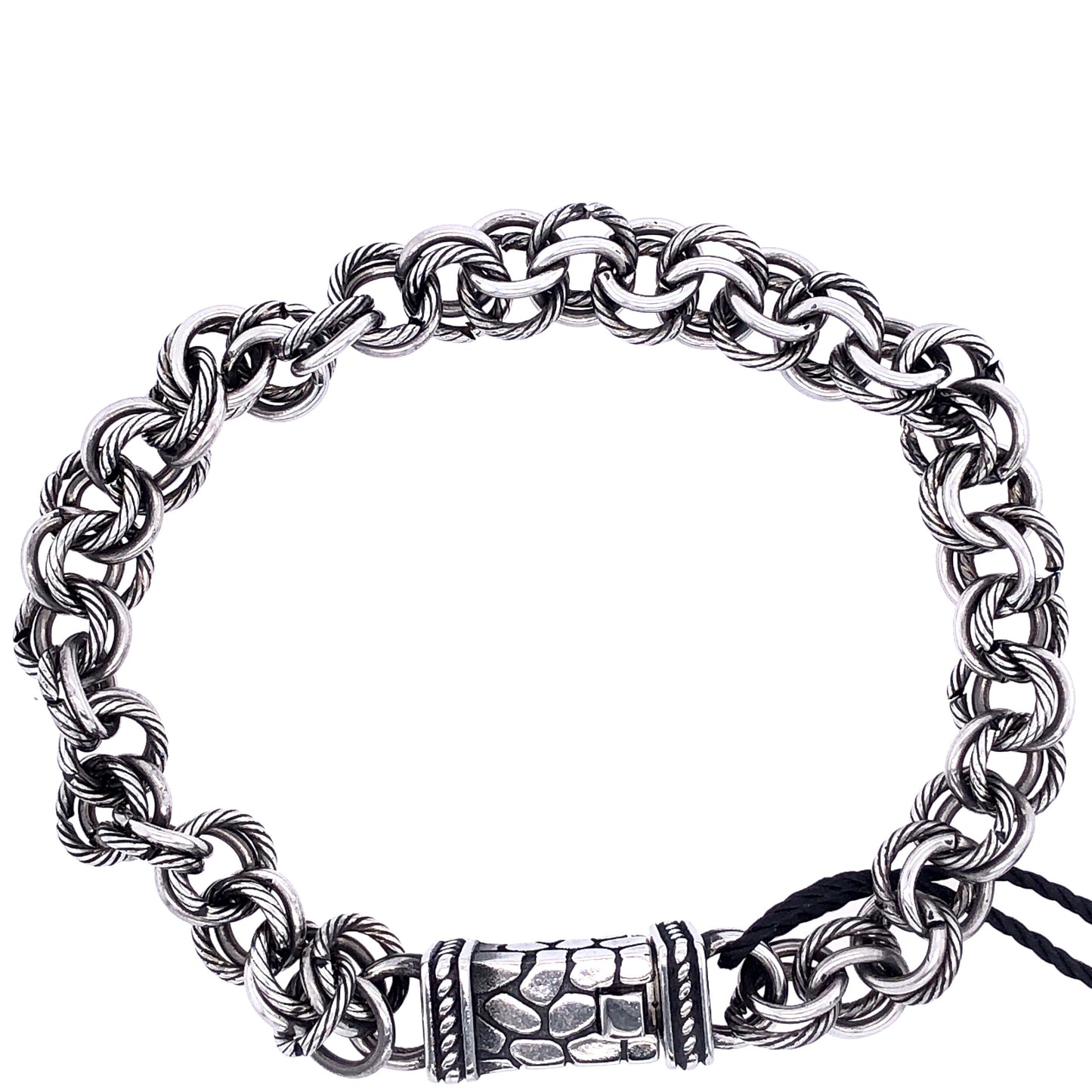 Stainless-Steel Round Link Bracelet | ARZ Steel | Luby