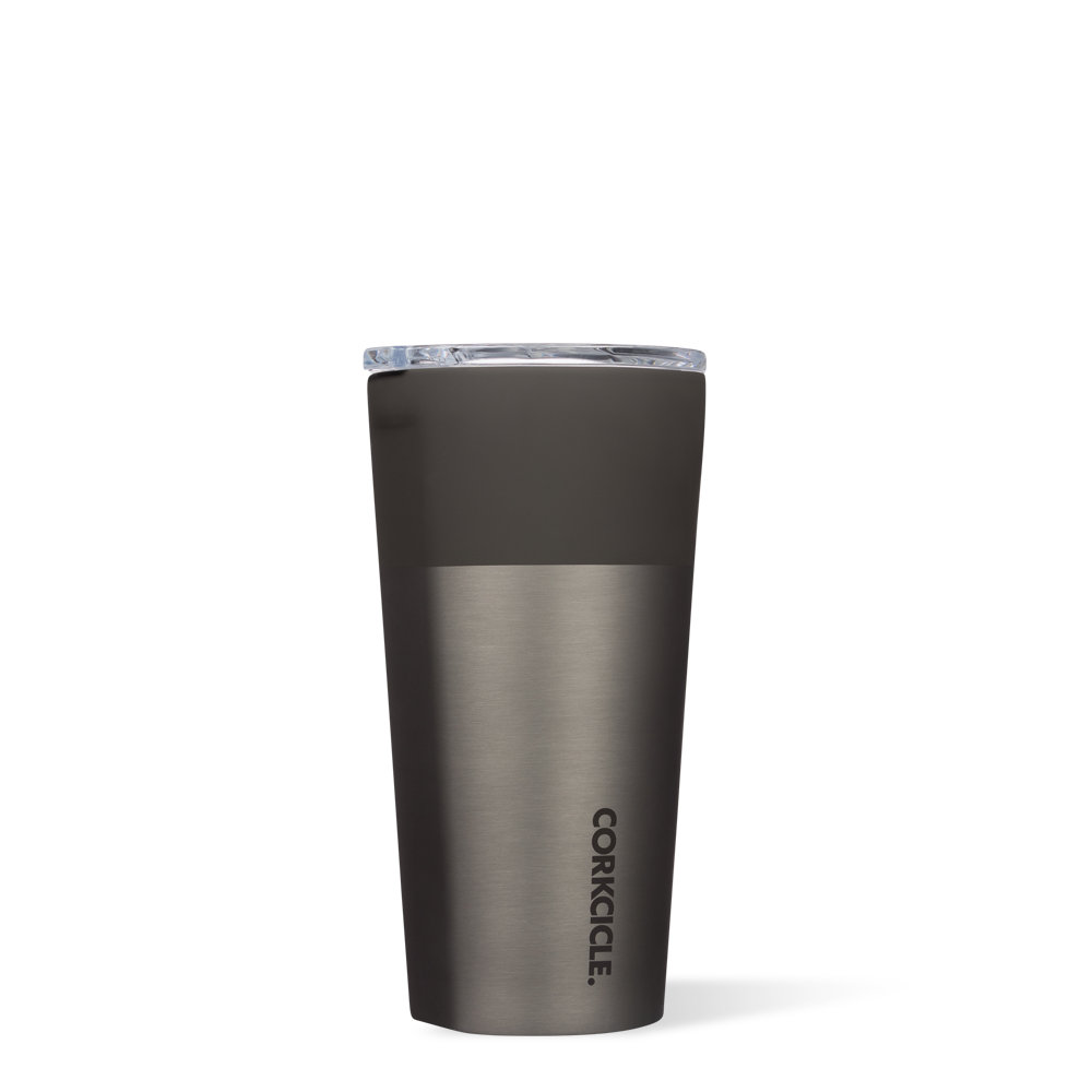 Color Block Shadow Grey Tumbler 16oz | Corkcicle | Luby