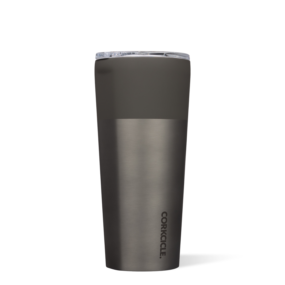 Tumbler 24oz Color Block Shadow Grey | Corkcicle | Luby