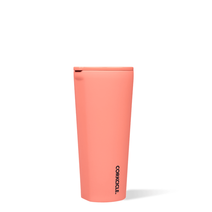 Neon Lights Coral Tumbler 24oz | Corkcicle | Luby