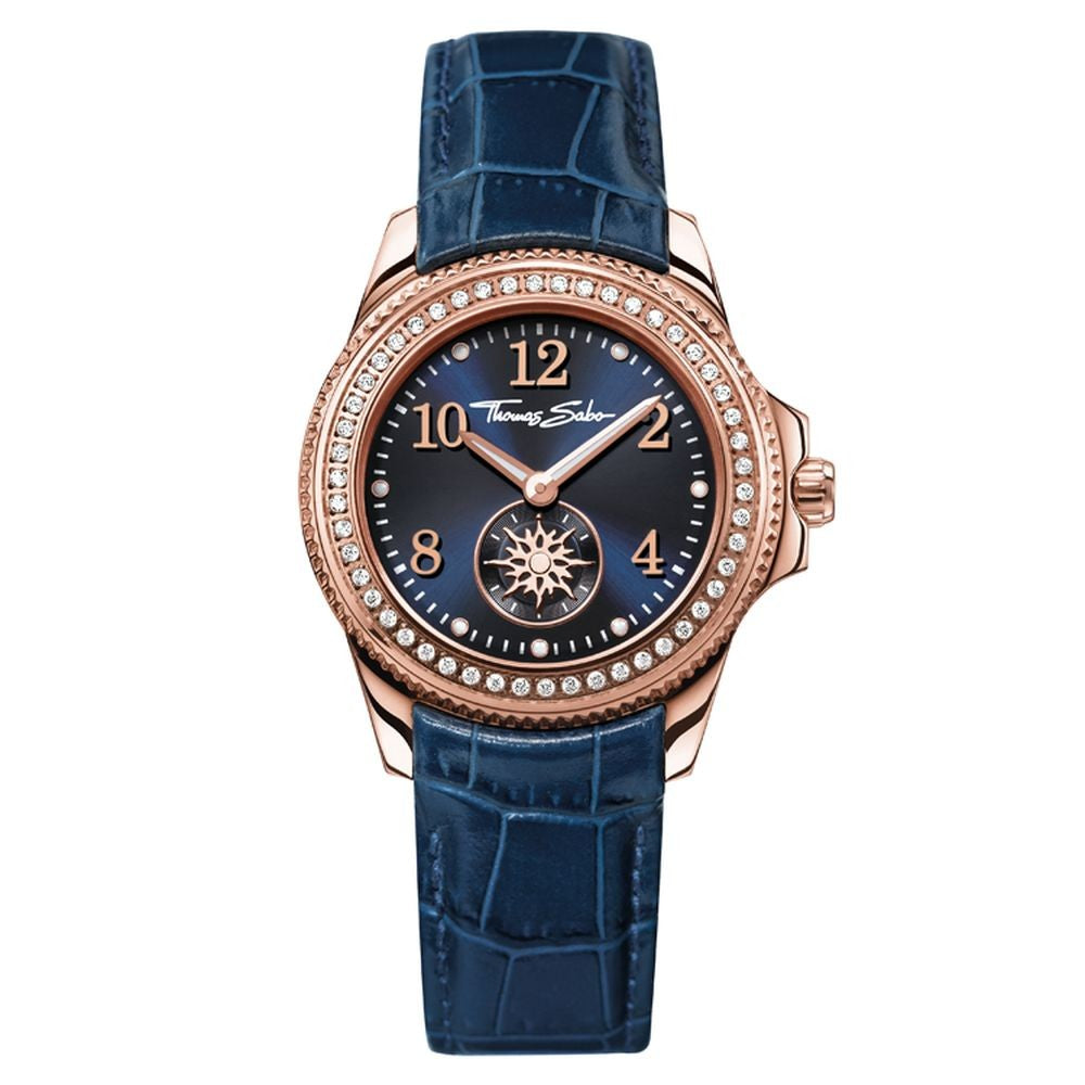 Woman's Glam Chic Watch (Rose-Gold/Blue) | Thomas Sabo | Luby