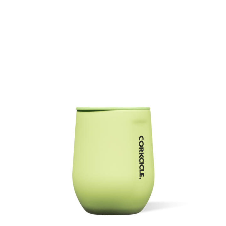 Neon Lights Citron Stemless 12oz | Corkcicle | Luby