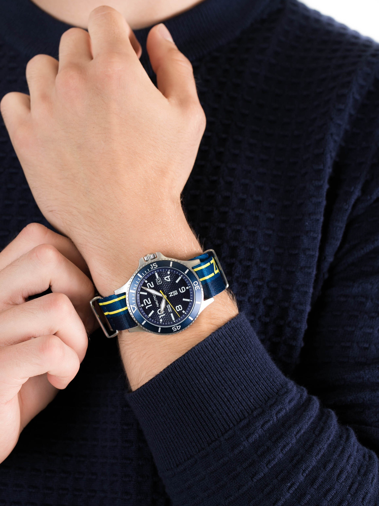 NAUTICA COCOA BEACH BLUE/YELLOW | Nautica | Luby