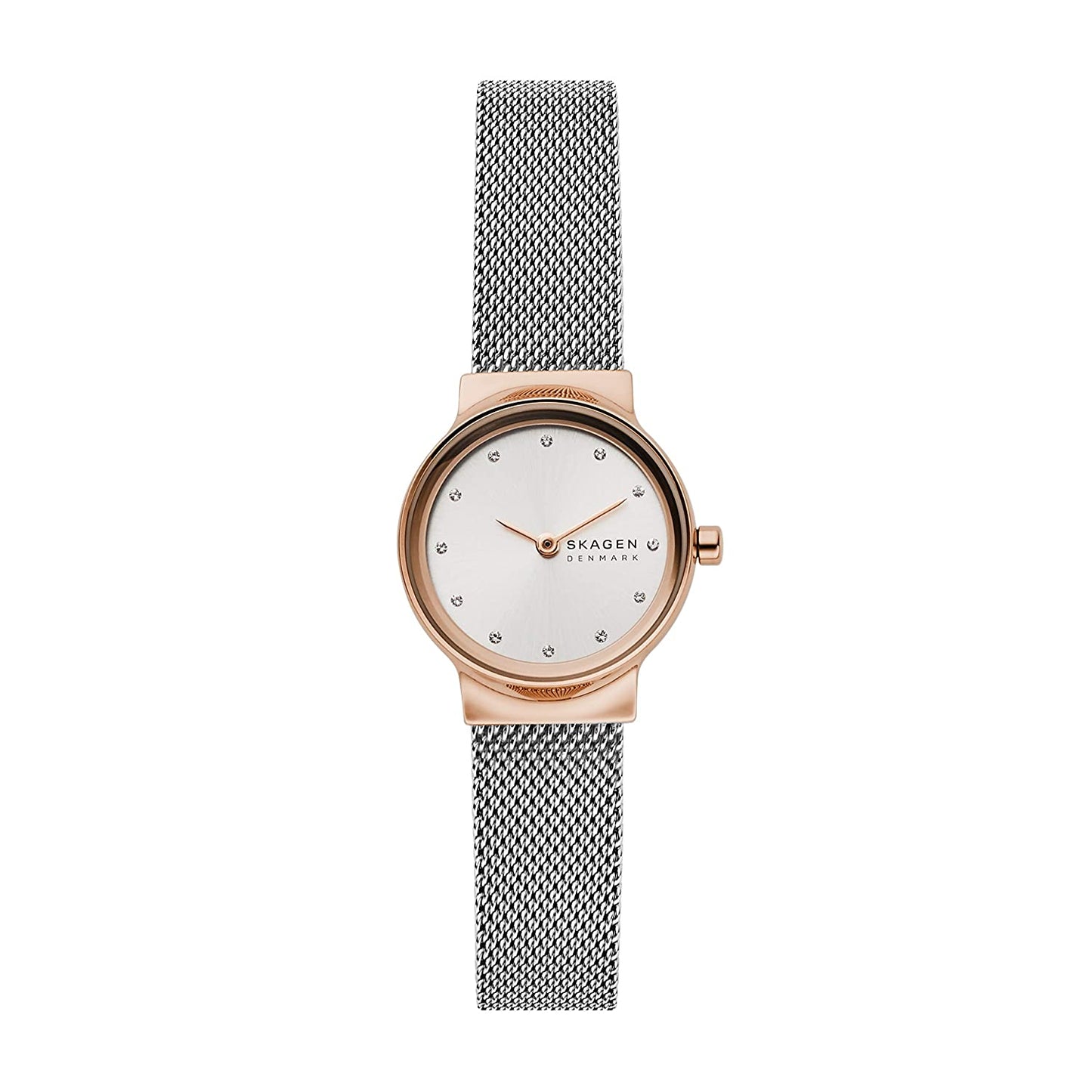 Freja Mesh Watch (Silver/Rose-Gold) | Skagen | Luby