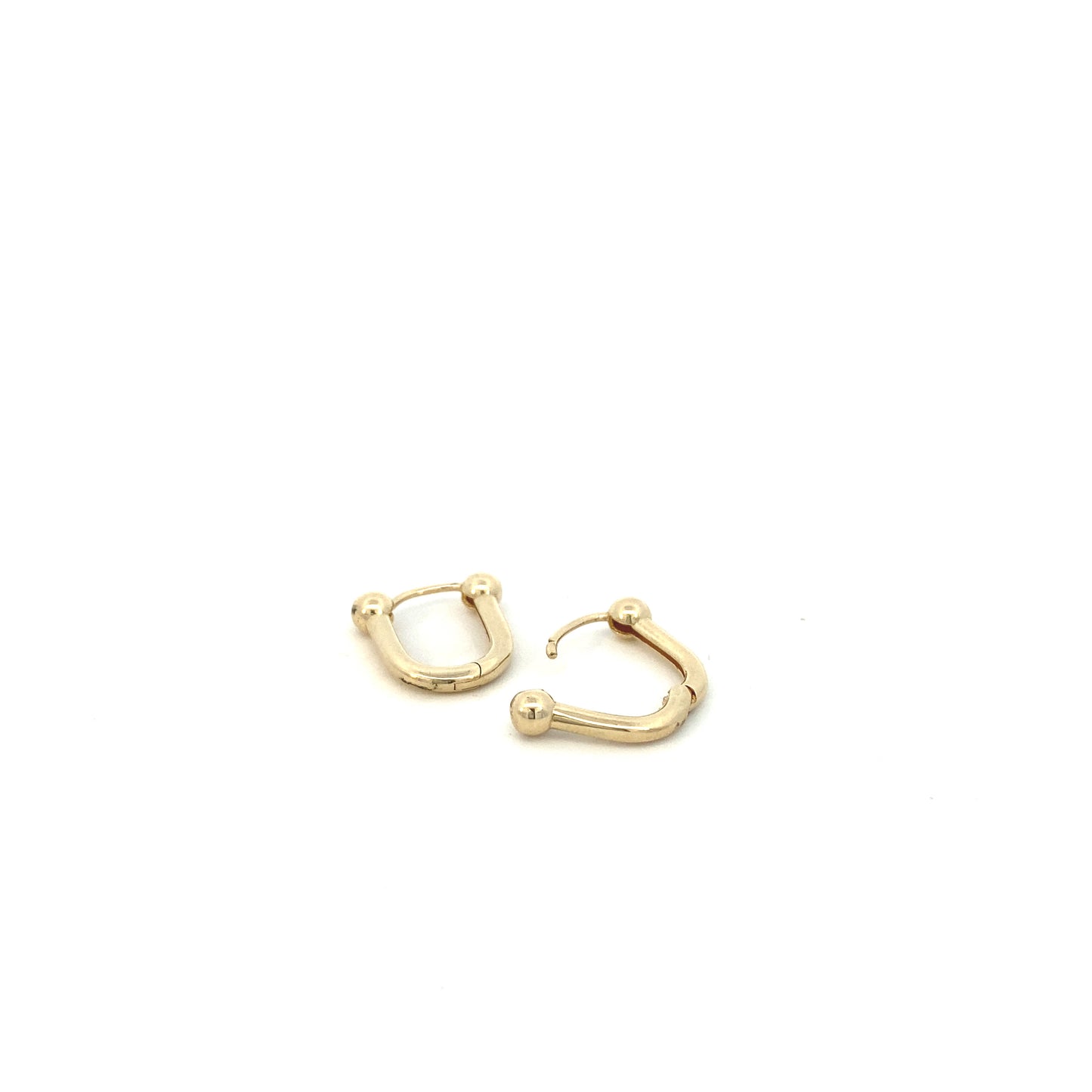 14K Gold Fancy Hoops Earrings | Luby Gold Collection | Luby