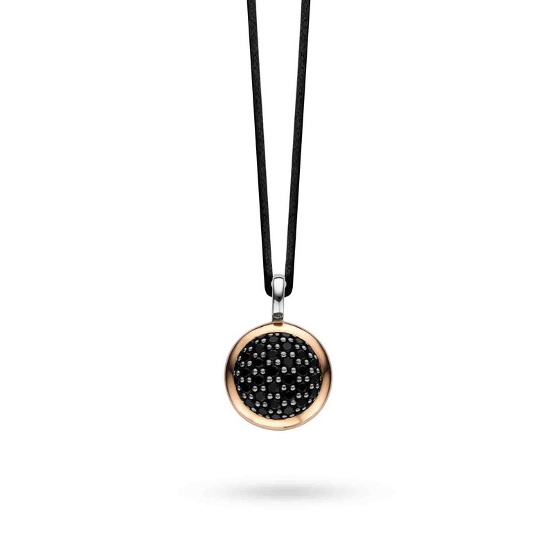 BLACK & ROSE GOLD PENDANT | Ti Sento Milano | Luby