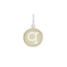 Letter Q Etching Charm (Silver) | Alex and Ani | Luby