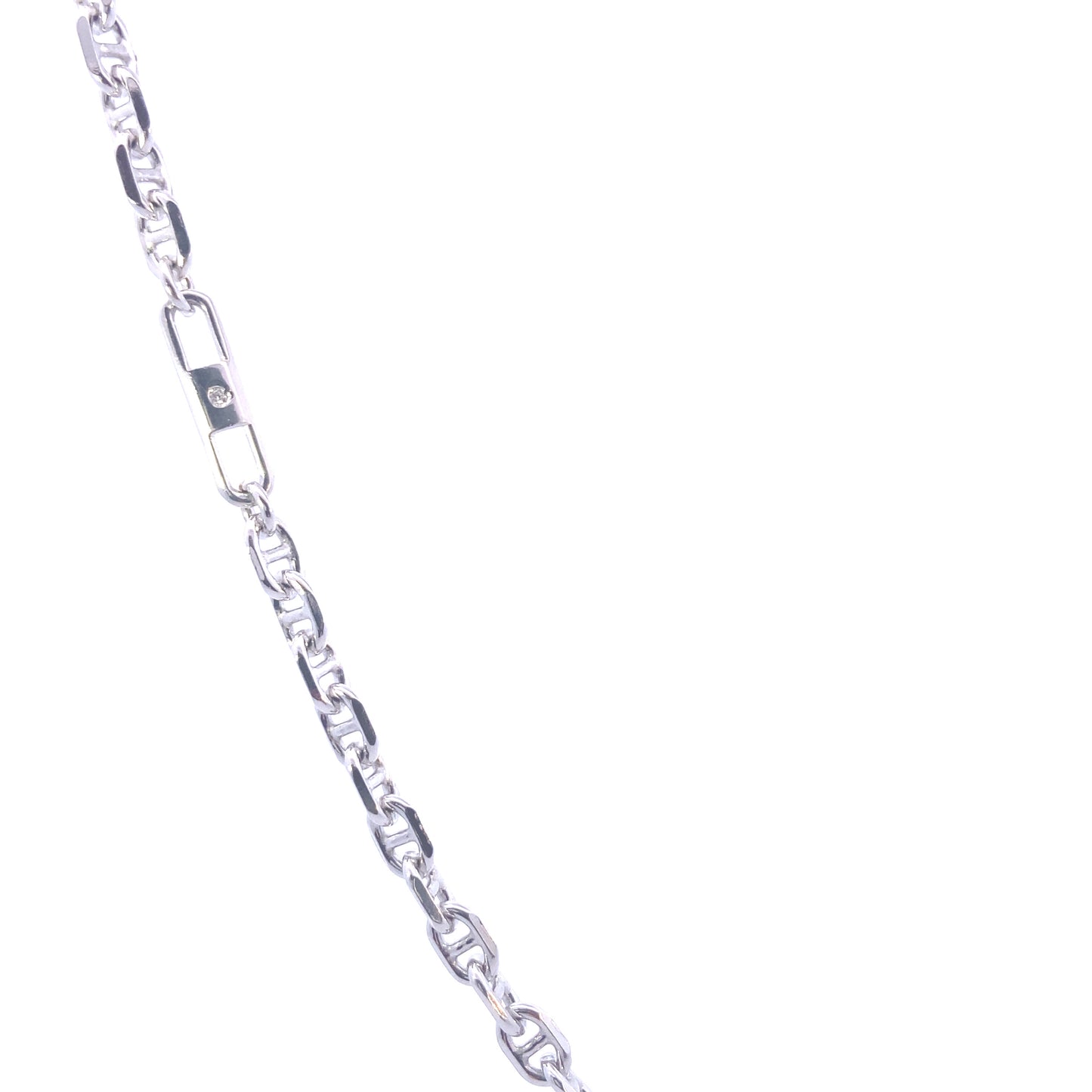 Borsari Silver Necklace with Gold Plated Element | BORSARI | Luby