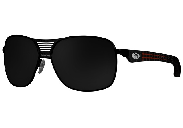 TechnoMarine Dimitri Mirage Rave Manta Sunglasses (Black/Red) | Techno Marine | Luby