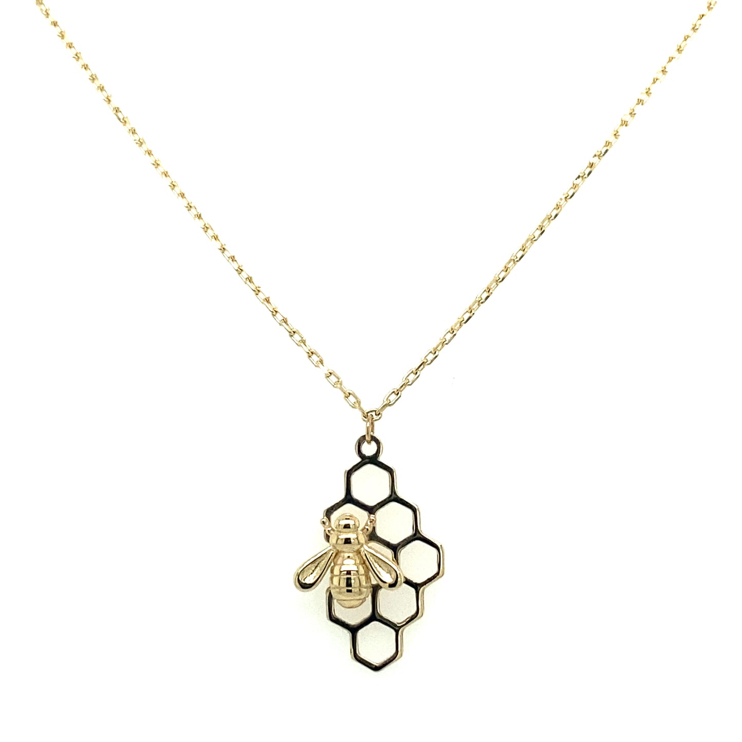 Ultra Fancy Honeycomb Necklace | Luby Gold Collection | Luby