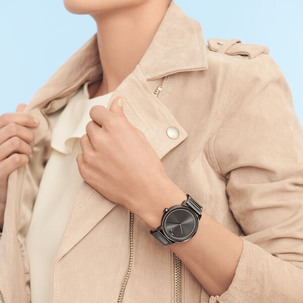 MOVADO BOLD GUNMETAL ION- PLATED | Movado | Luby