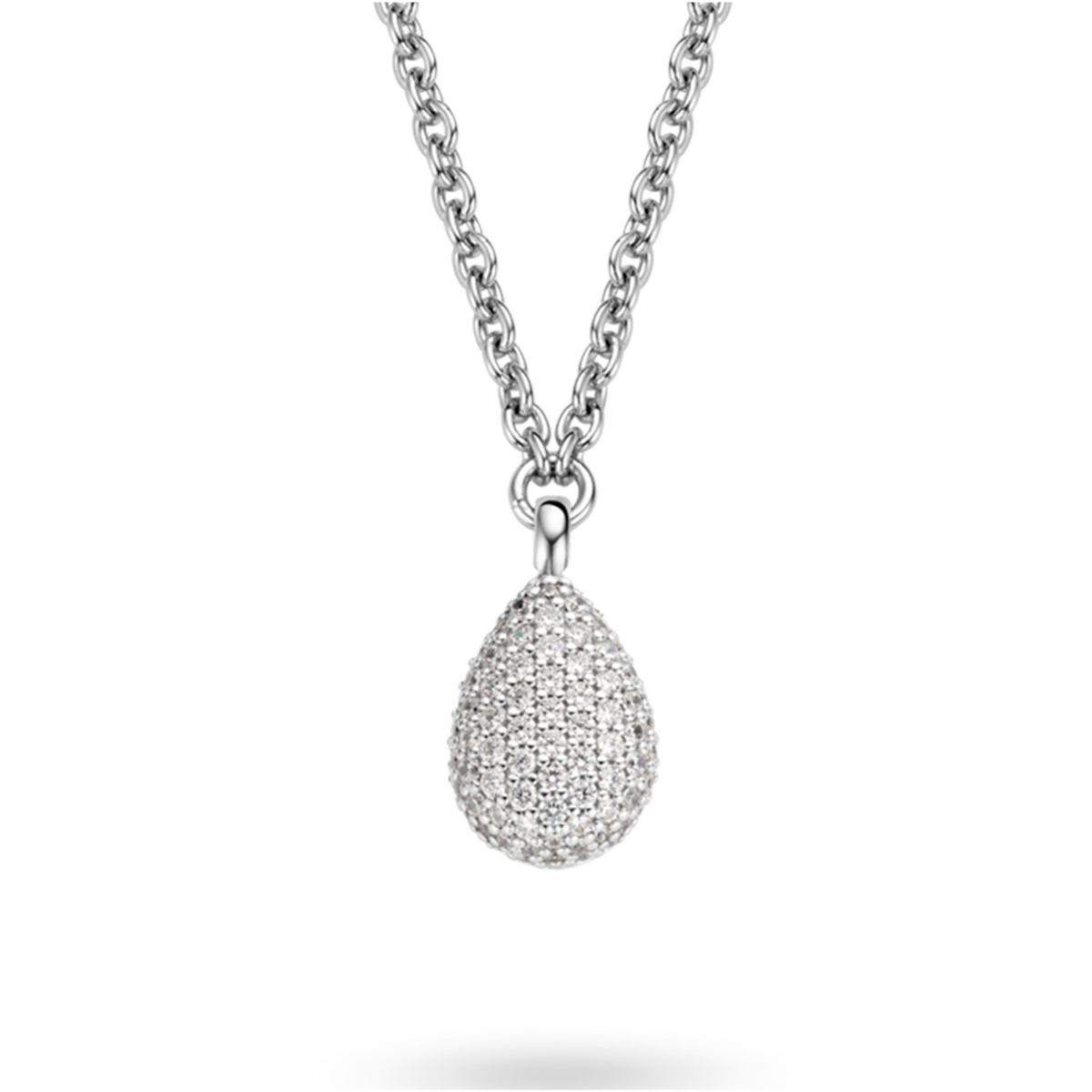 PAVÉ DROP NECKLACE | Ti Sento Milano | Luby