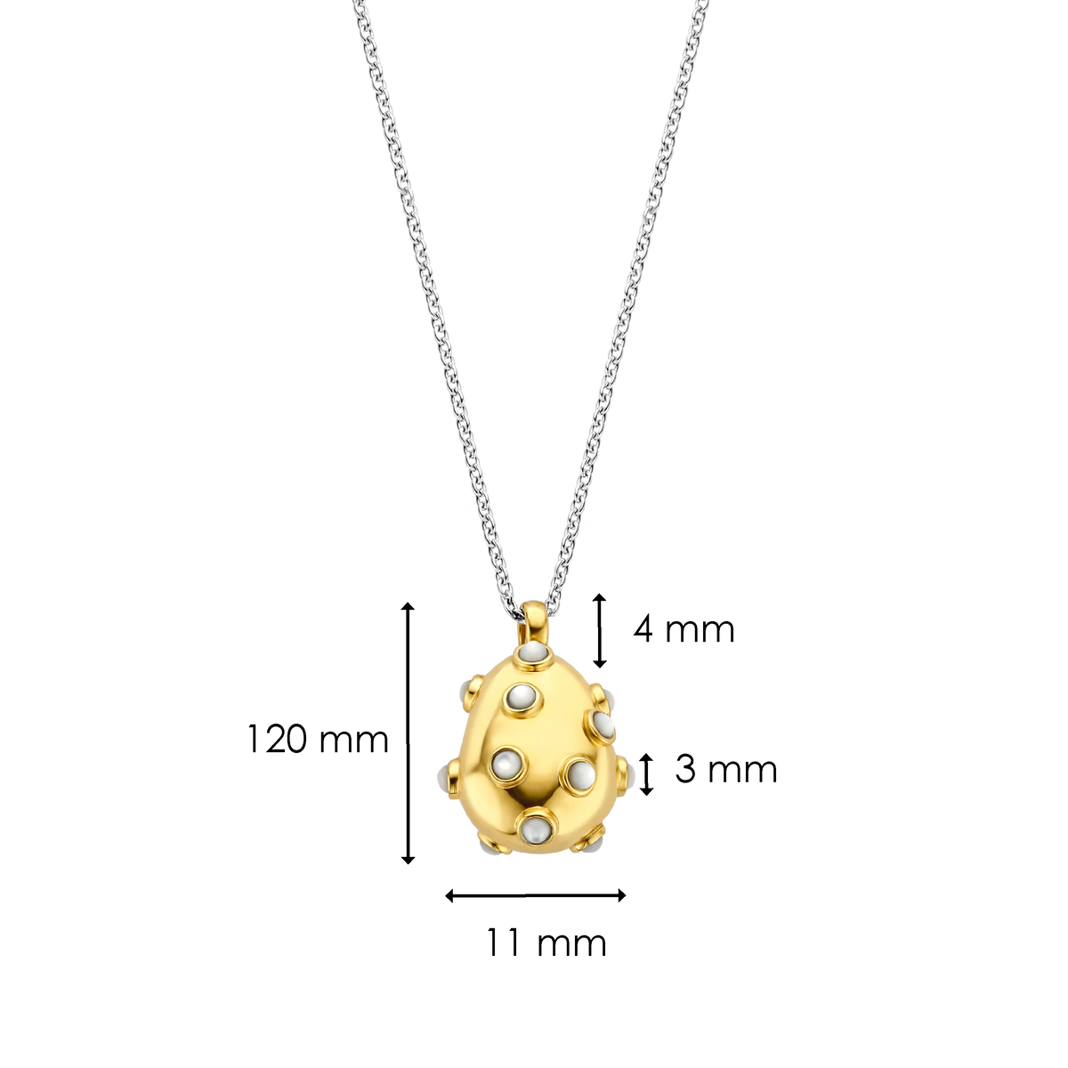 Mother of Pearl Doublets Handset Necklace | Ti Sento Milano | Luby