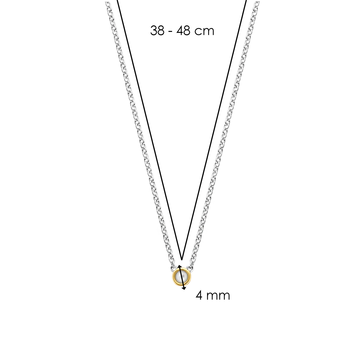 Mother of Pearl Doublets Handset Necklace | Ti Sento Milano | Luby