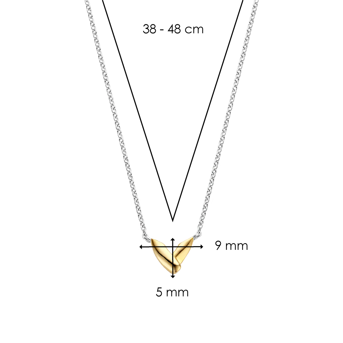 Irregular Shape Necklace | Ti Sento Milano | Luby