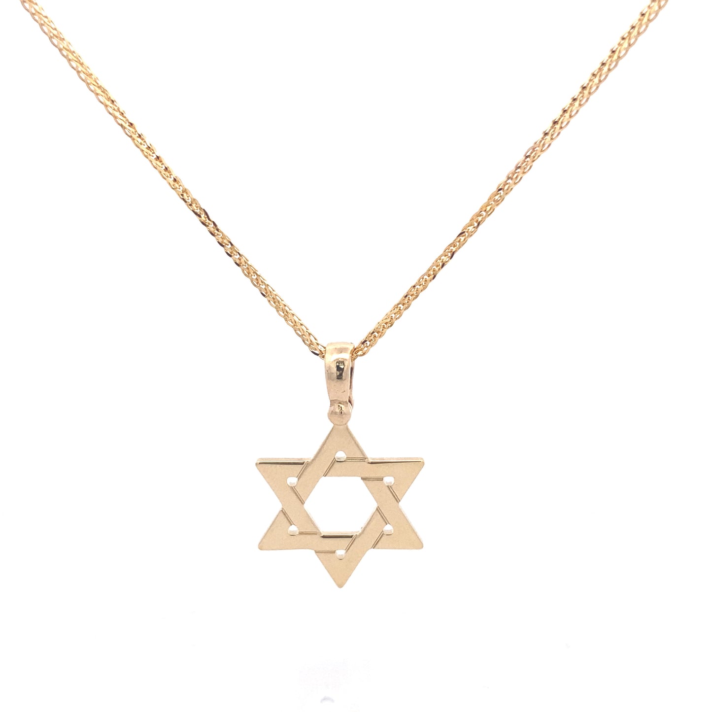 14K Gold Star of David Pendant | Luby Gold Collection | Luby