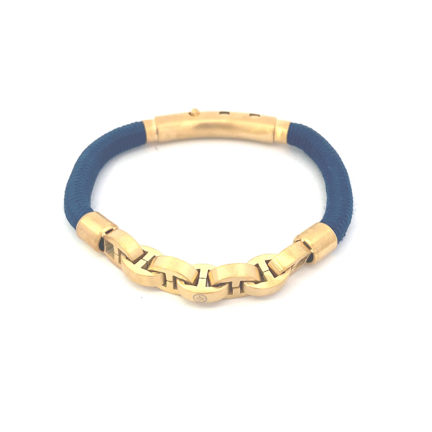 Single Cord Mariner Links Brushed Gold | Seaknots | Luby