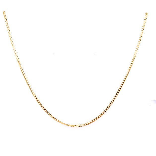 14K Cuban Link 14k Gold Chain (1.1mm) | Luby Gold Collection | Luby