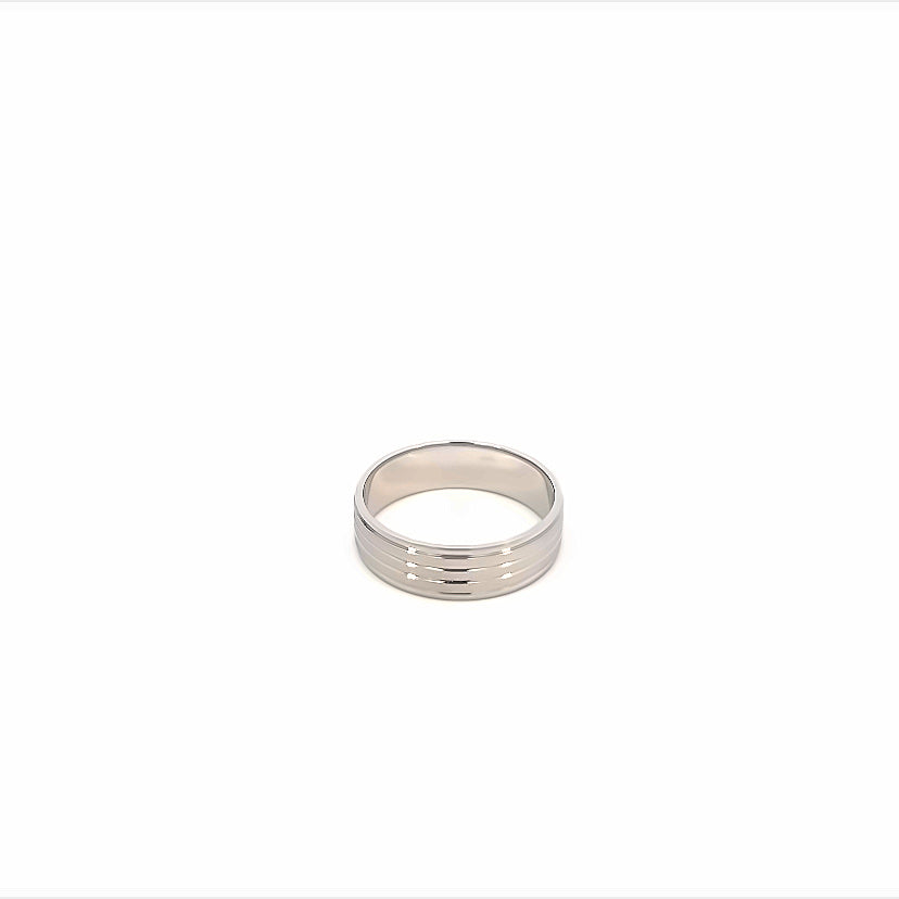 14k White Gold Wedding Bands | Luby Gold Collection | Luby