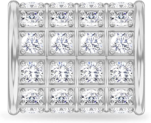 White Infinity Glow Charm (Silver) | Endless Jewelry | Luby