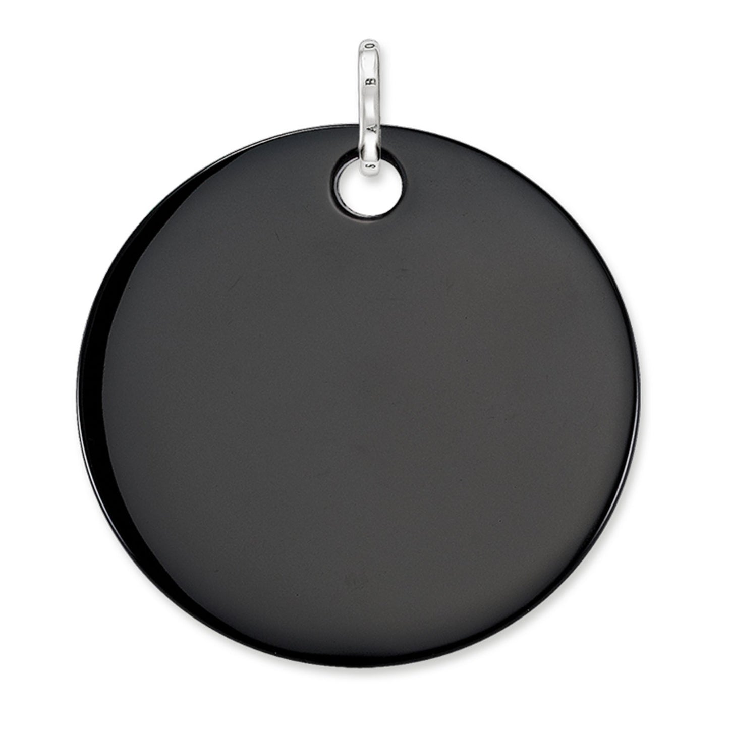 Onyx Disc Charm (Silver/Black) | Thomas Sabo | Luby