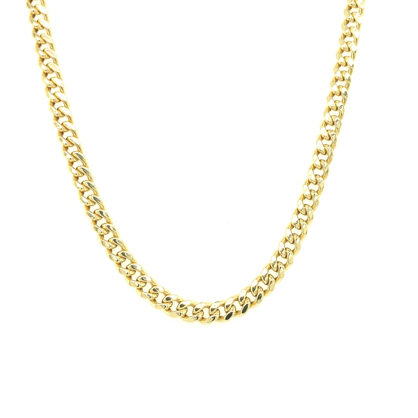 14K CUBAN CHAIN 4MM | Luby Gold Collection | Luby