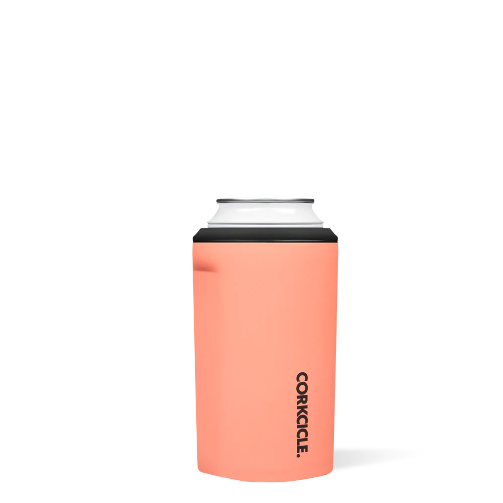 Can Cooler Neon Lights Coral | Corkcicle | Luby