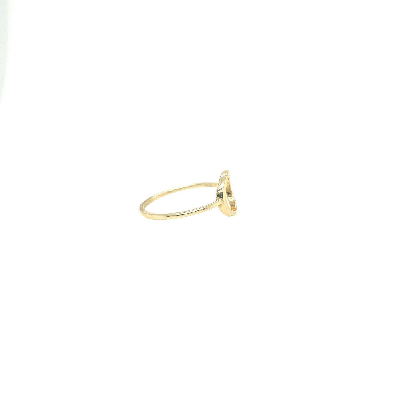 14K CIRCLE RING 7 | Luby Gold Collection | Luby