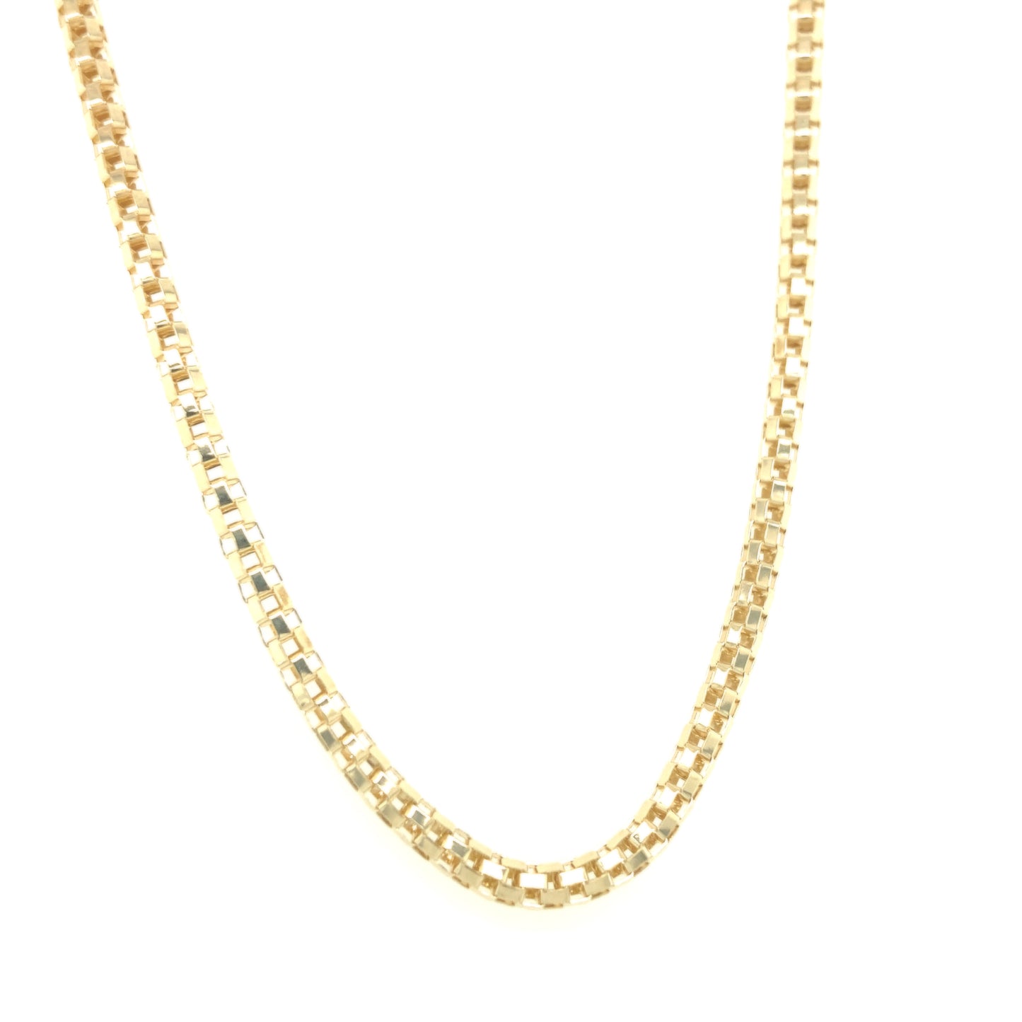 14K Gold Box Chain 2MM | Luby Gold Collection | Luby