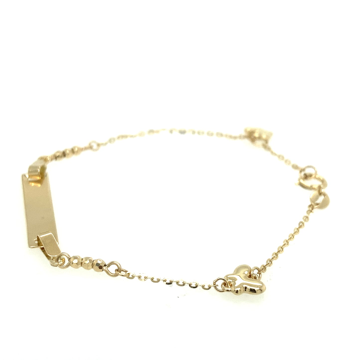 14K Gold Two Butterfly Baby Bracelet | Luby Gold Collection | Luby