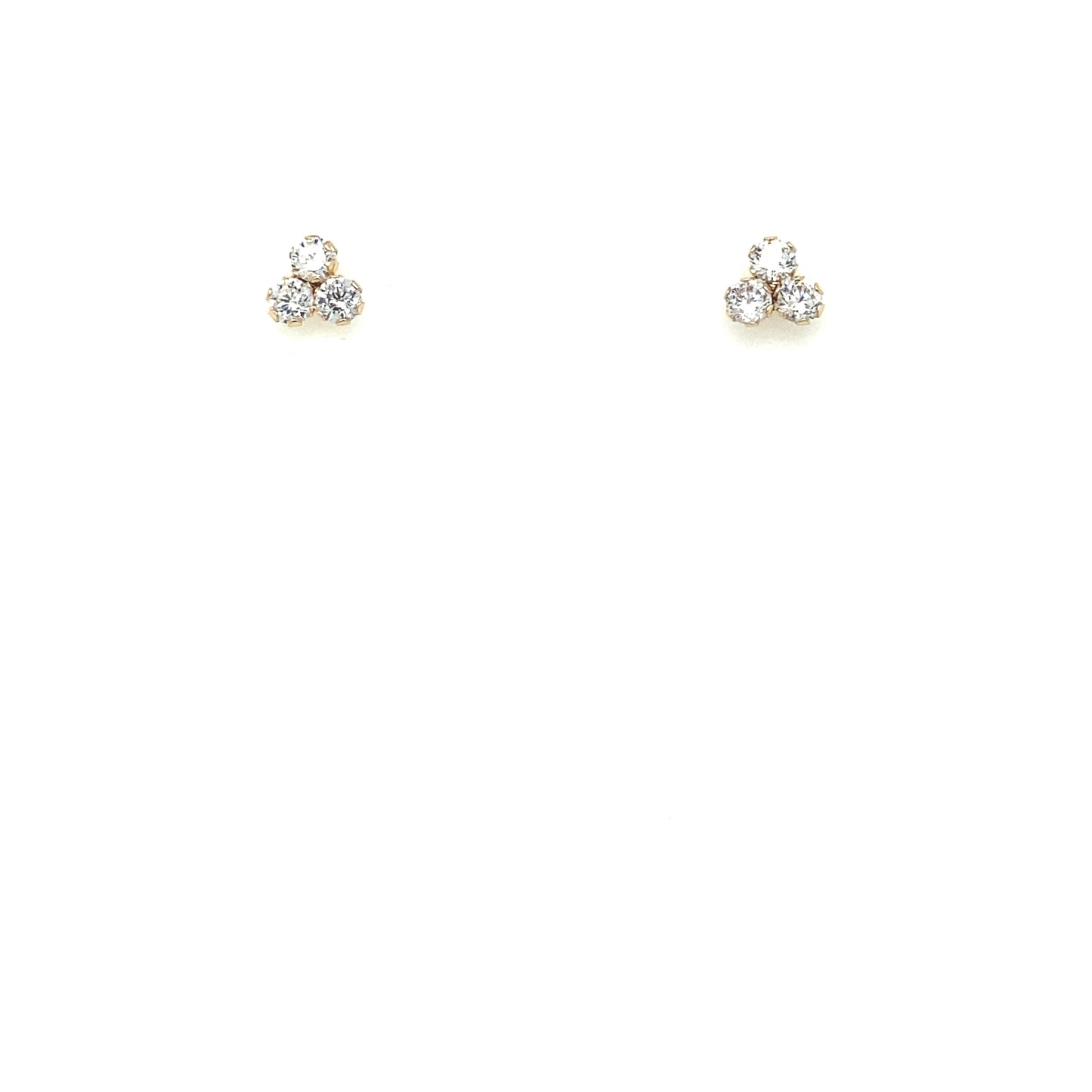 3 CZ TRIANGLE | Luby Gold Collection | Luby